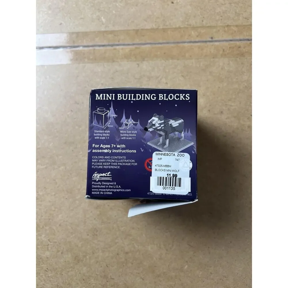 Impact Wolf Mini Building Blocks Brick Tile 220 Pcs Gray 7+ Plastic Toy